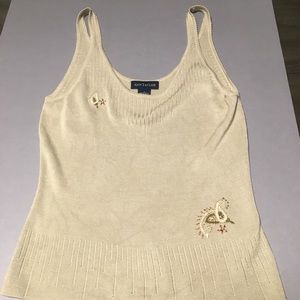 Ann Taylor taupe top. Size small.